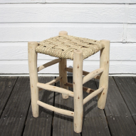 Tabouret cordage classique OURIKA 30x30 cm