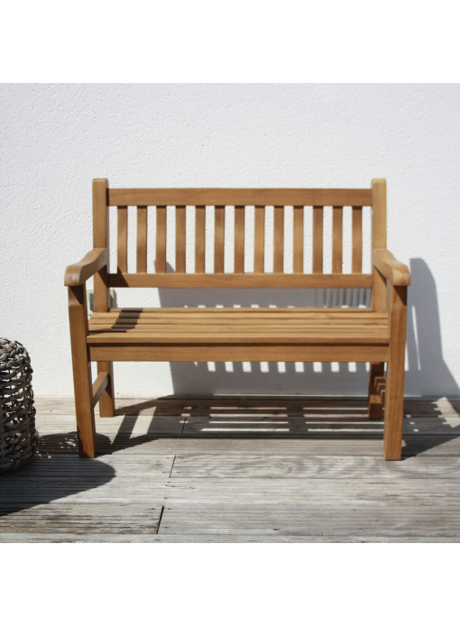 Banc jardin junior - en bois TECK