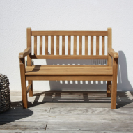 Banc jardin junior - en bois TECK