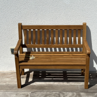 Banc jardin junior - en bois TECK