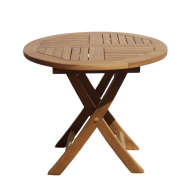 Table pliante jardin junior - TECK - Ronde