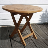 Table pliante jardin junior - TECK - Ronde